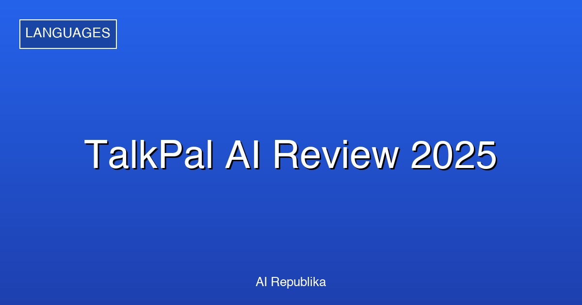 TalkPal AI language learning illustration